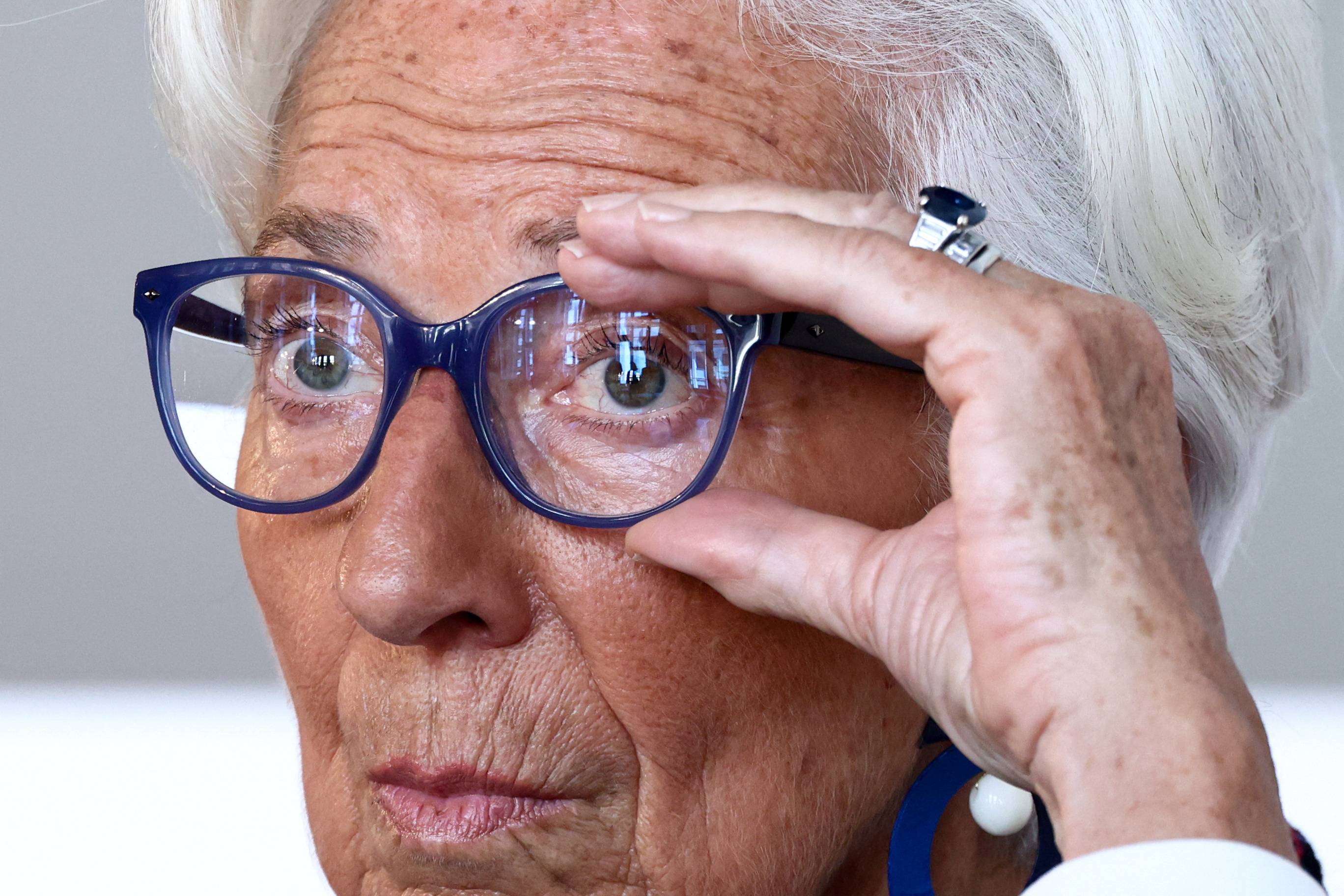 Presidente do BCE, Christine Lagarde, em Berlim
26/05/2025 REUTERS/Liesa Johannssen