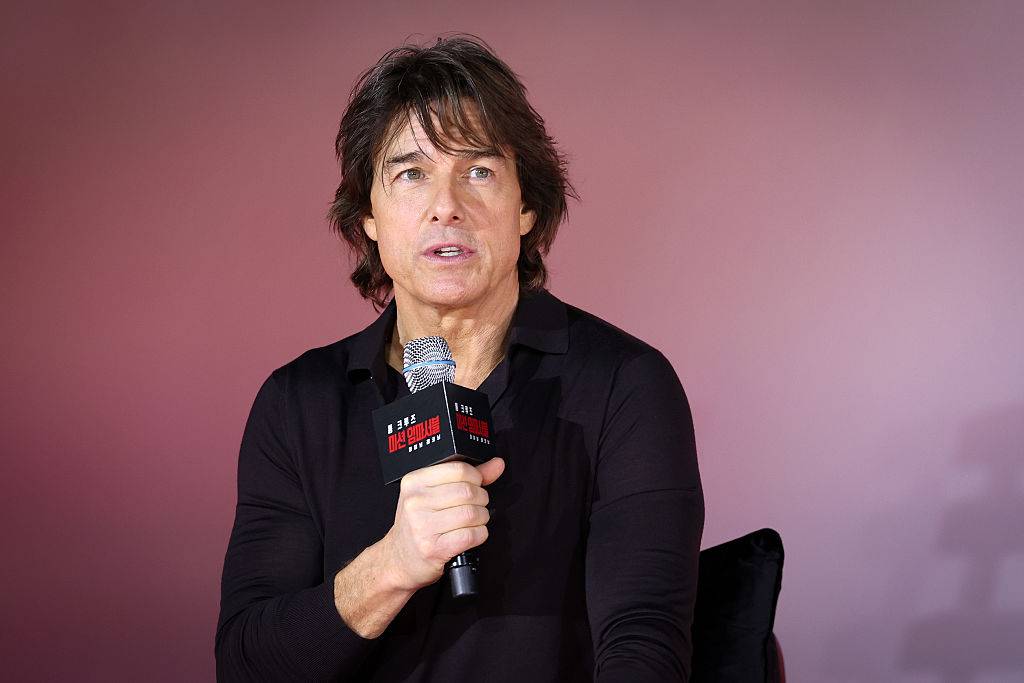 Tom Cruise participa da coletiva de imprensa de “Missão: Impossível - O Acerto Final" no Lotte Cinema World Tower em 08 de maio de 2025, em Seul, Coreia do Sul (Foto de Chung Sung-Jun/Getty Images para a Paramount)