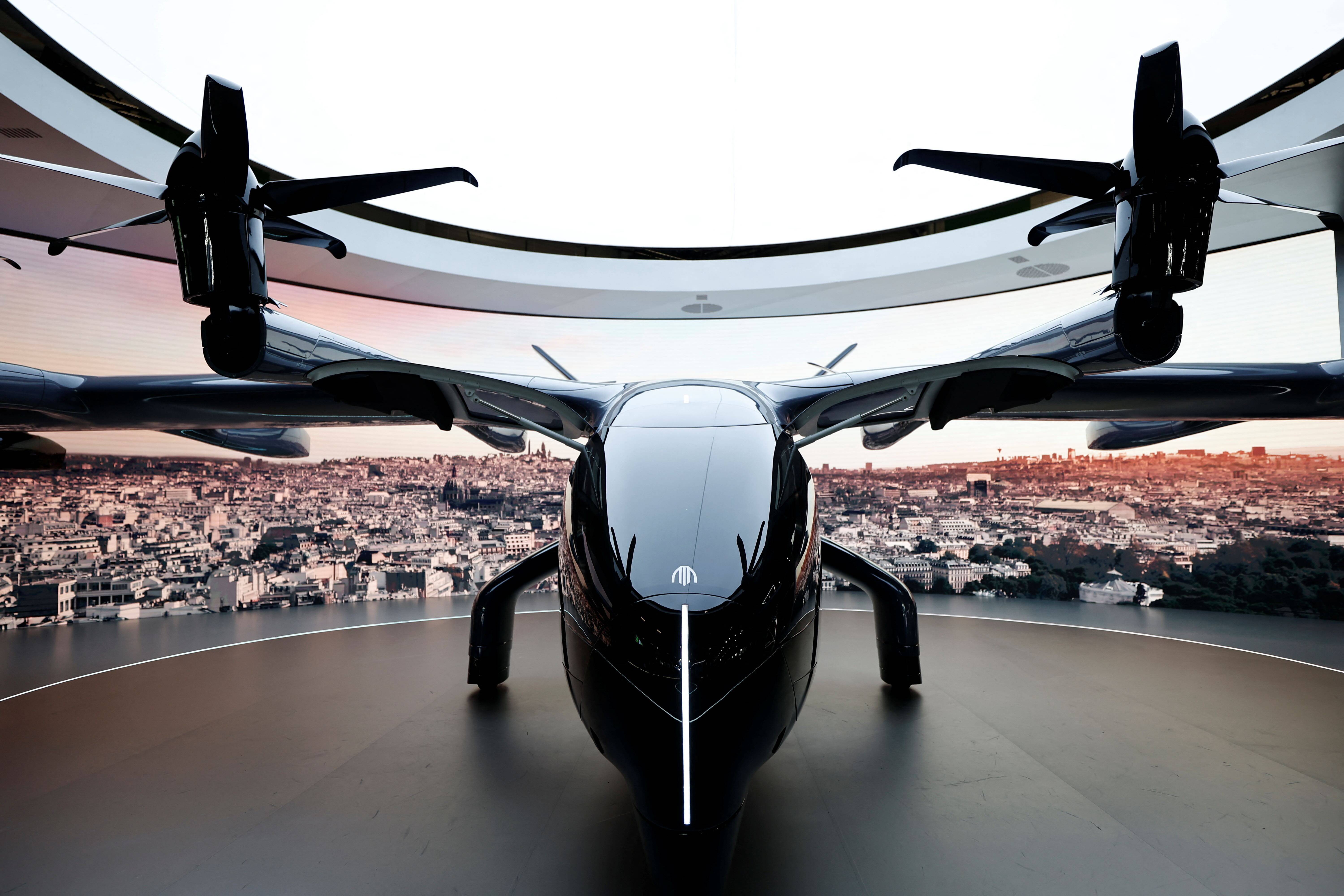 eVtol da Archer Aviation em exibição na Paris Air Show.
REUTERS/Benoit Tessier