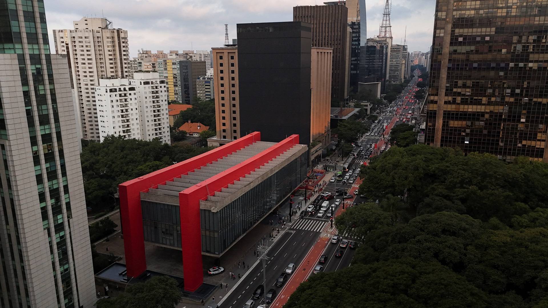 Vista da Avenida Paulista, em São Paulo
27/03/2025
REUTERS/Amanda Perobelli