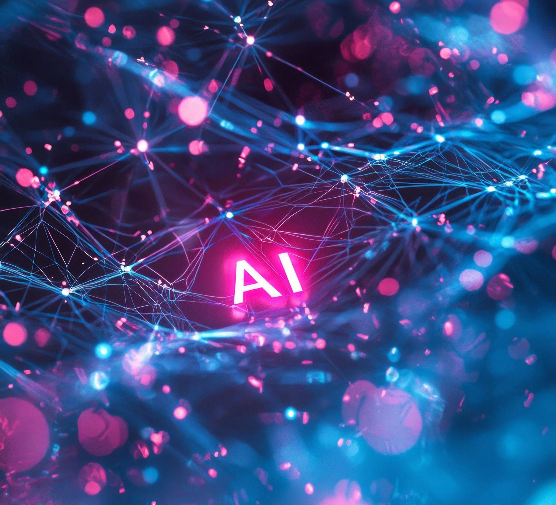 Pelas redes neurais de uma inteligência artificial  circulam dados que ajudam na tomada de decisão (Imagem gerada com auxílio IA/Leonardo Albertino