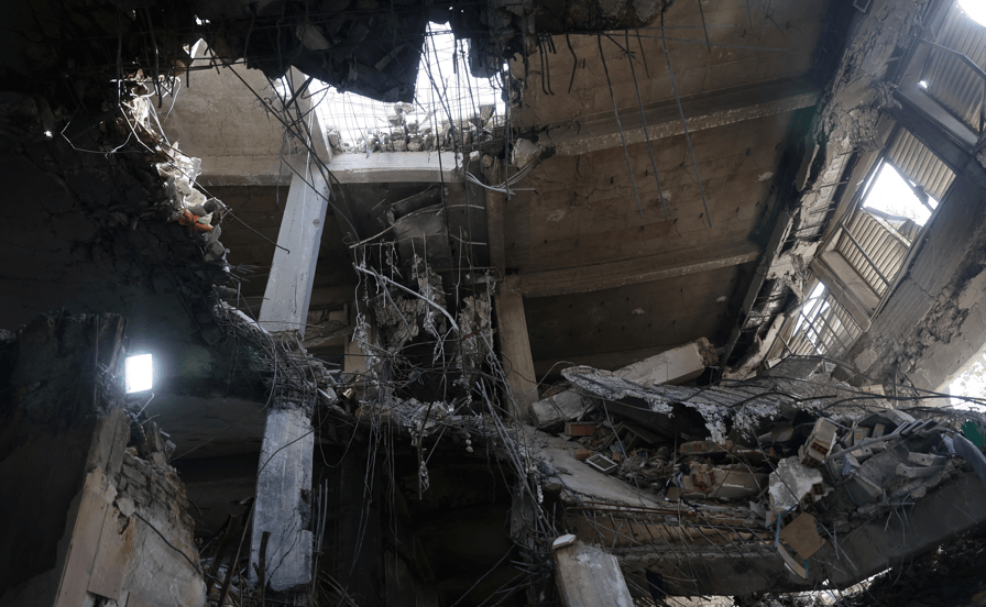 Imagem mostra as consequências de um ataque israelense à prisão de Evin, em Teerã
29/06/2025 Majid Asgaripour/WANA (West Asia News Agency) via REUTERS
