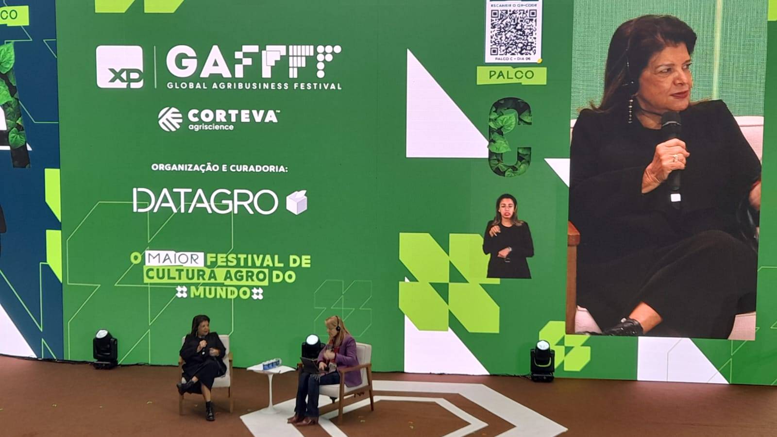 Com moderação da executiva Sylvia Brasil Coutinho, Luiza Helena Trajano, presidente do (Magazine Luiza e Grupo Mulheres do Brasil) falou sobre "ESG Nos Novos Tempos" no segundo e último dia de GAFFFF.