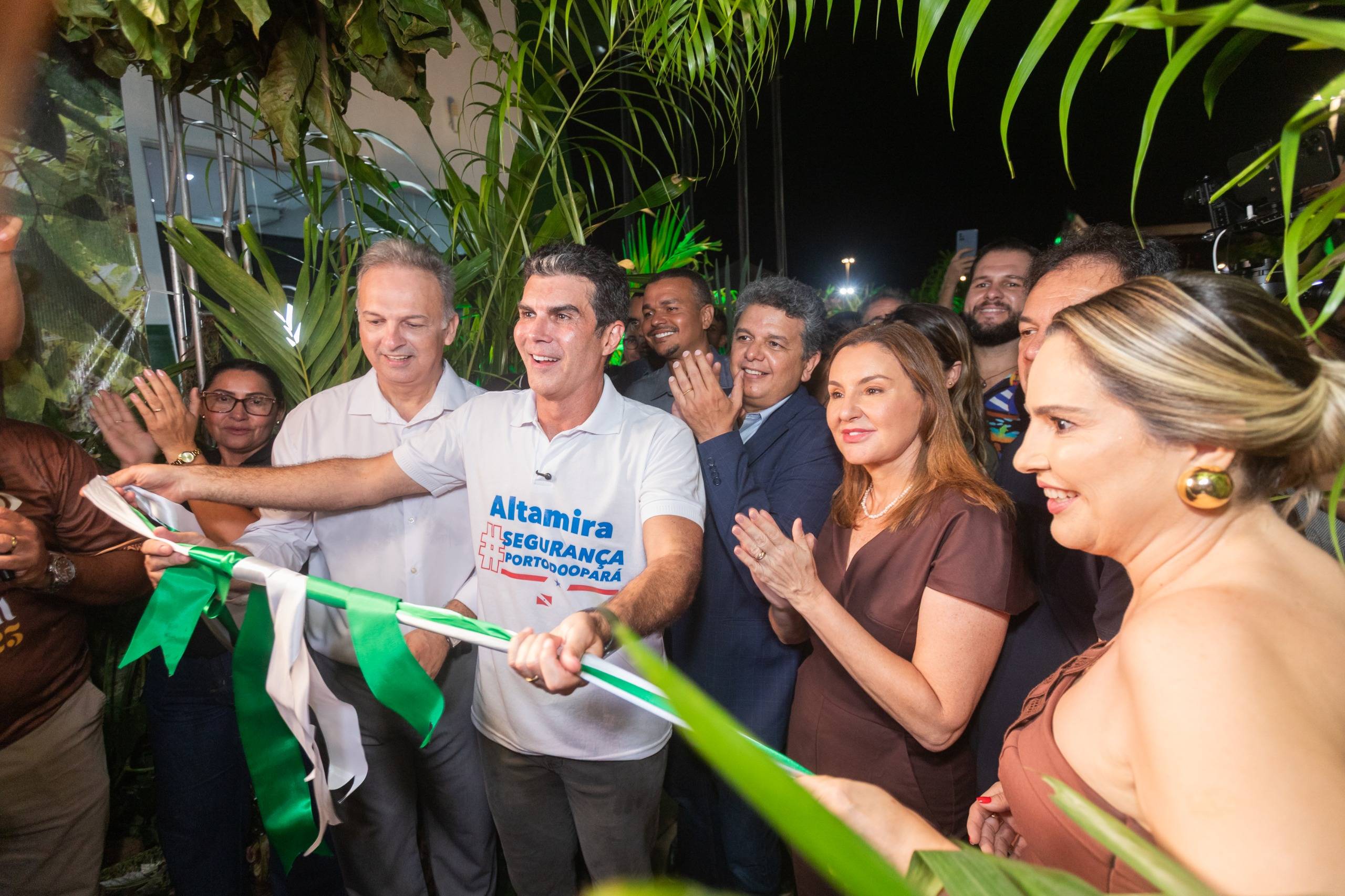 Governador do Pará, Herder Barbalho na inauguração do Chocolat Festival em Altamira - Foto: Jaime Souzza/Divulgação