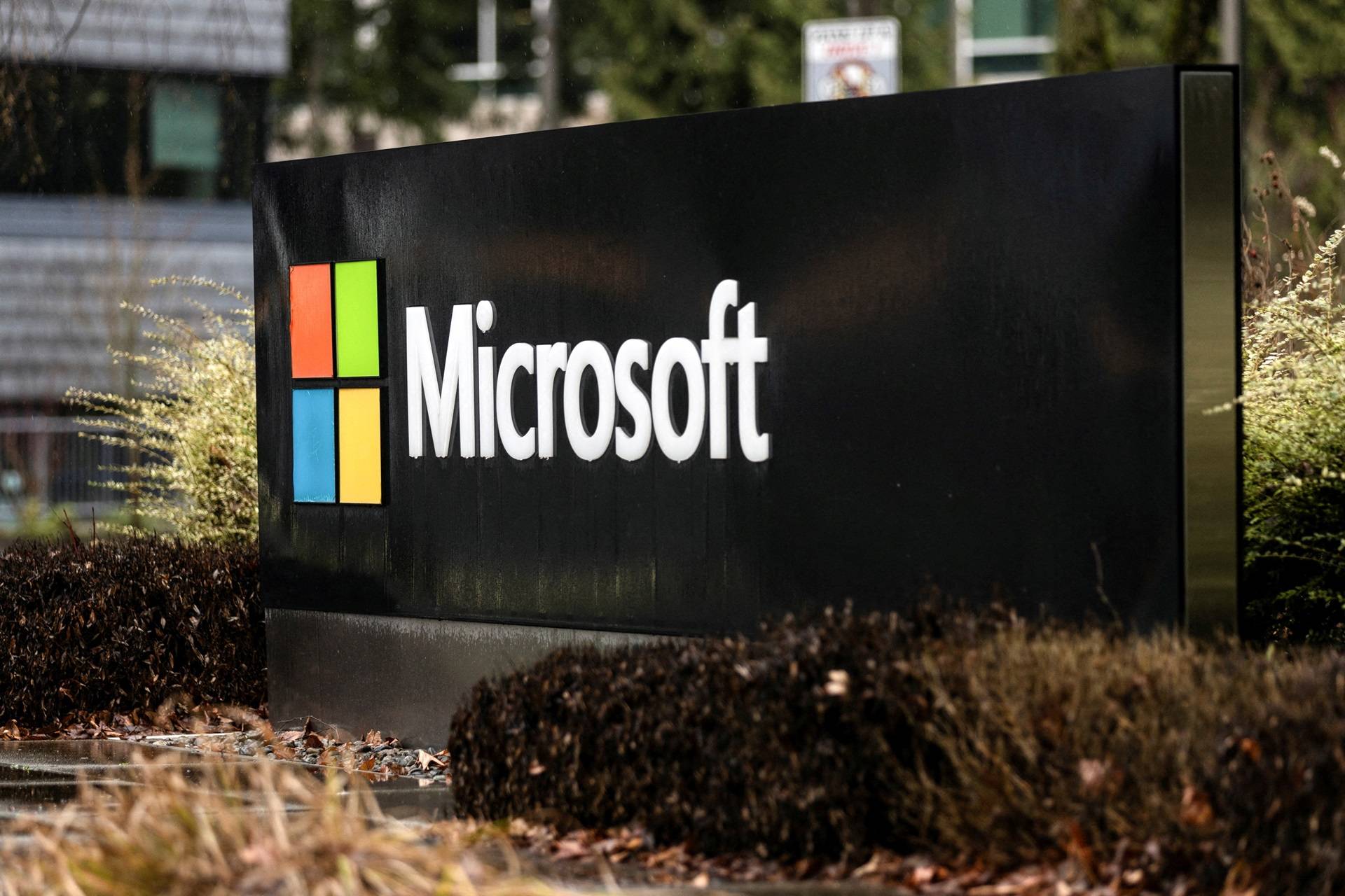 A sinalização da Microsoft é vista na sede da empresa em Redmond, Washington, EUA, em 18 de janeiro de 2023. REUTERS/Matt Mills McKnight/Foto de arquivo