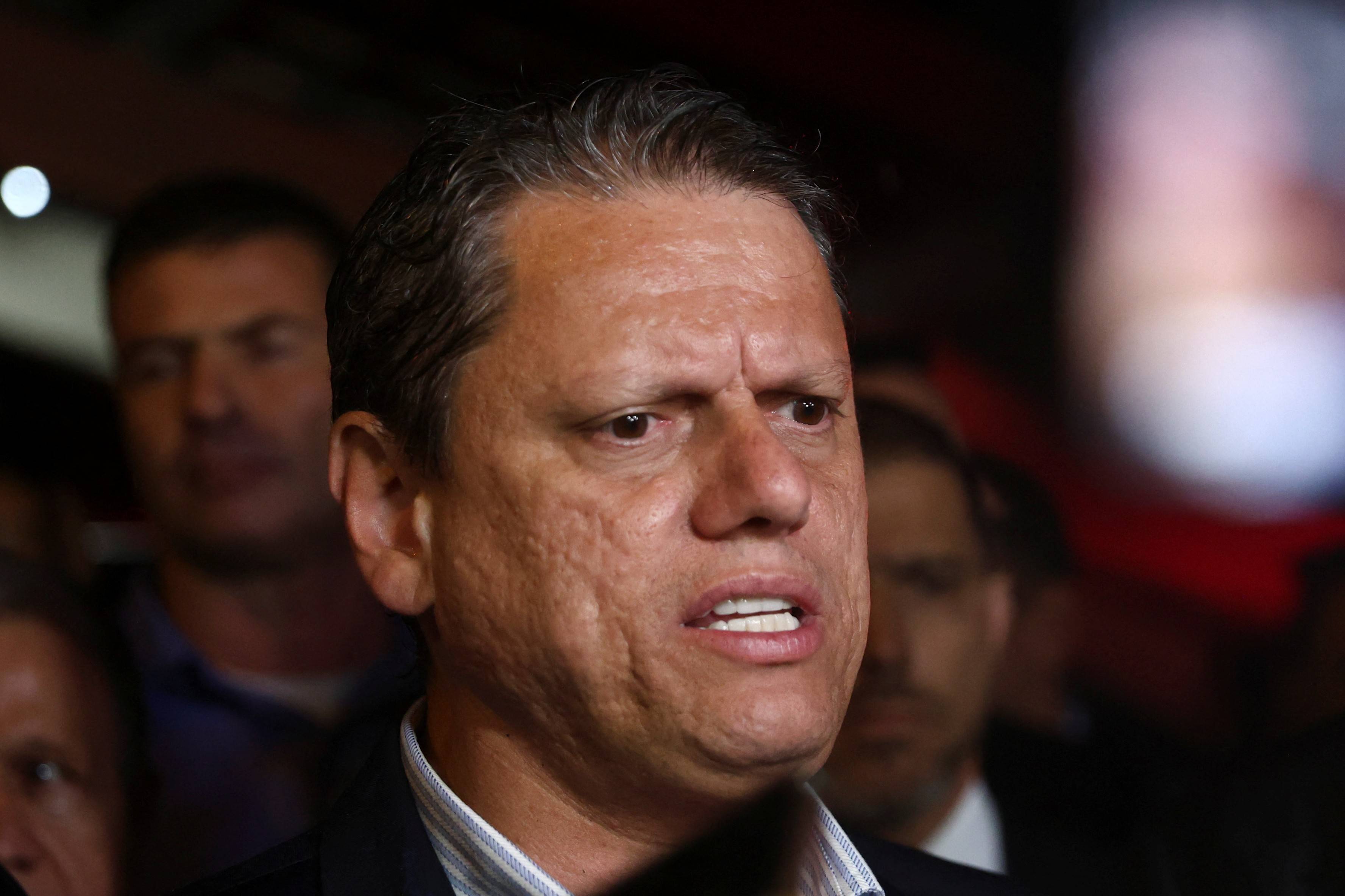 Governador de São Paulo, Tarcísio de Freitas
09/08/2024
REUTERS/Carla Carniel
