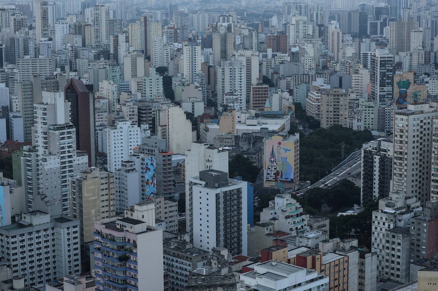 Prédios no centro de São Paulo - 
01/04/2024
(Foto: REUTERS/Jorge Silva)
