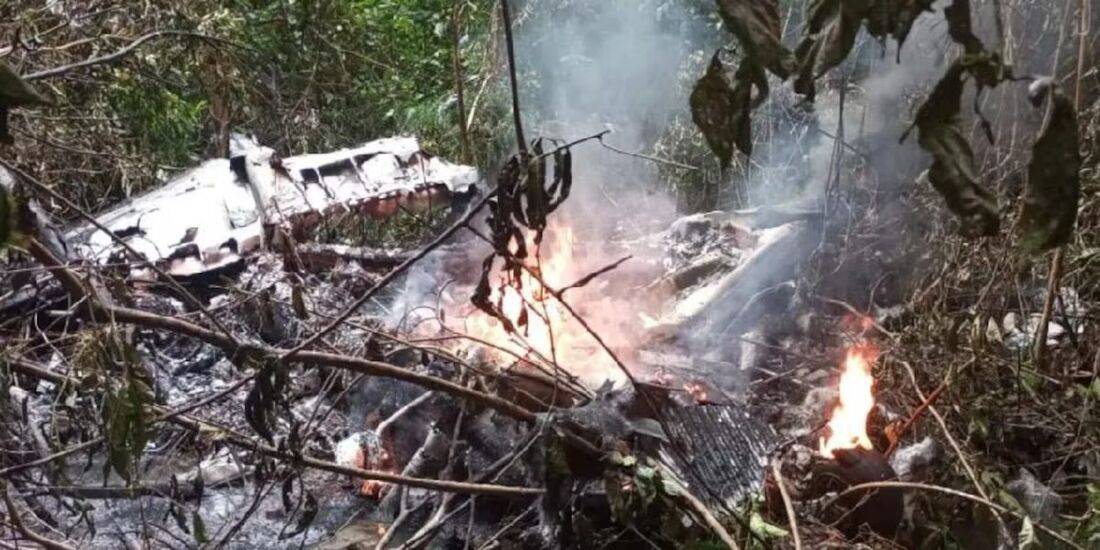 4 pessoas morrem após queda de avião na Floresta Amazônica (Foto: Reprodução/X)