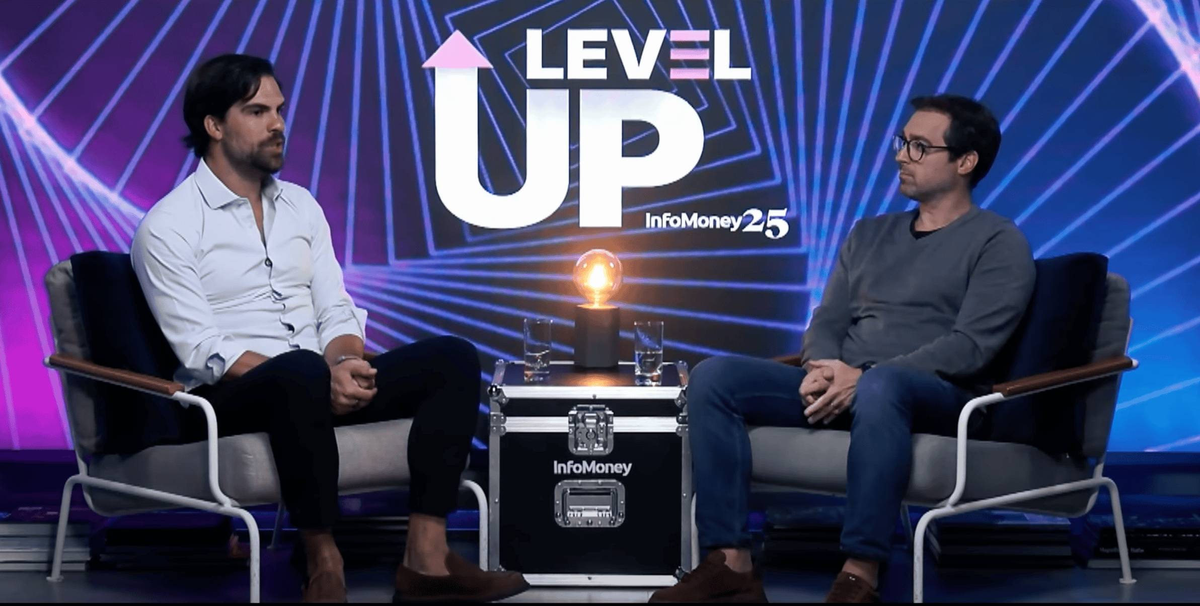 O cofundador da Nord Renato Breia, em participação na estreia do podcast Level UP, apresentado por Roberto Indech, Head de Relações Institucionais de Renda Variável da XP (Foto: Reprodução/Level UP)