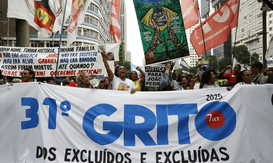 Grito dos Excluídos no Rio de Janeiro (Fernando Frazão/Agência Brasil)