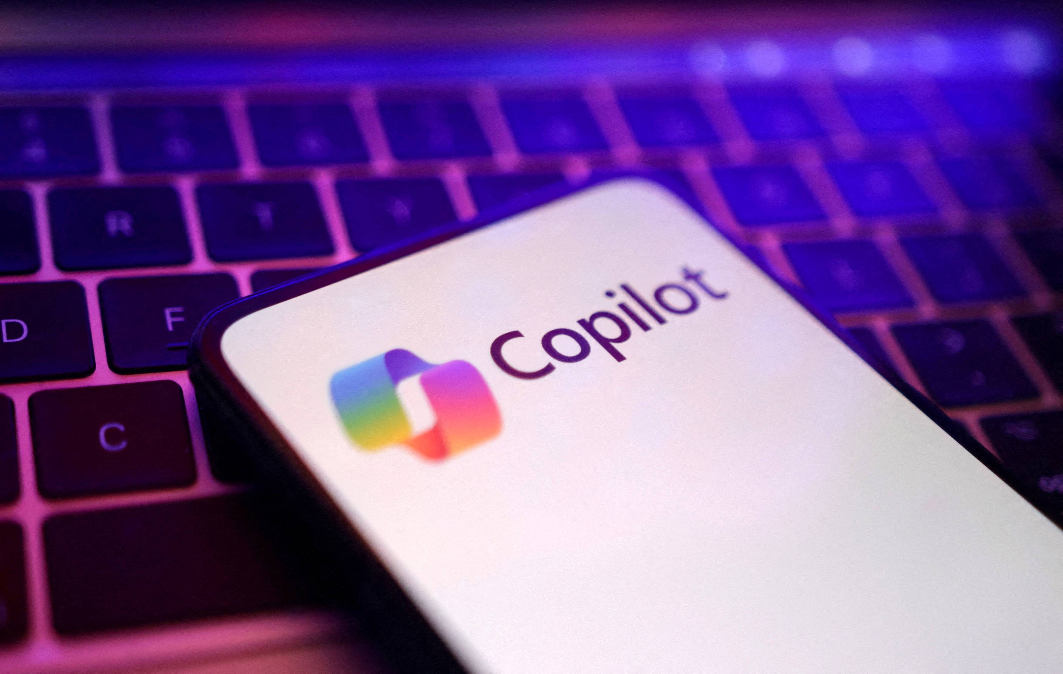 Logo do Copilot é visto nesta ilustração feita em 20 de maio de 2024. REUTERS/Dado Ruvic/Ilustração/Foto de Arquivo