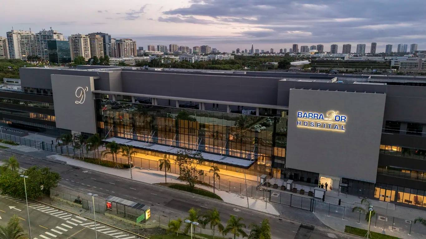 Hospital Barra D'Or. (Foto: Reprodução/Rede D'Or)
