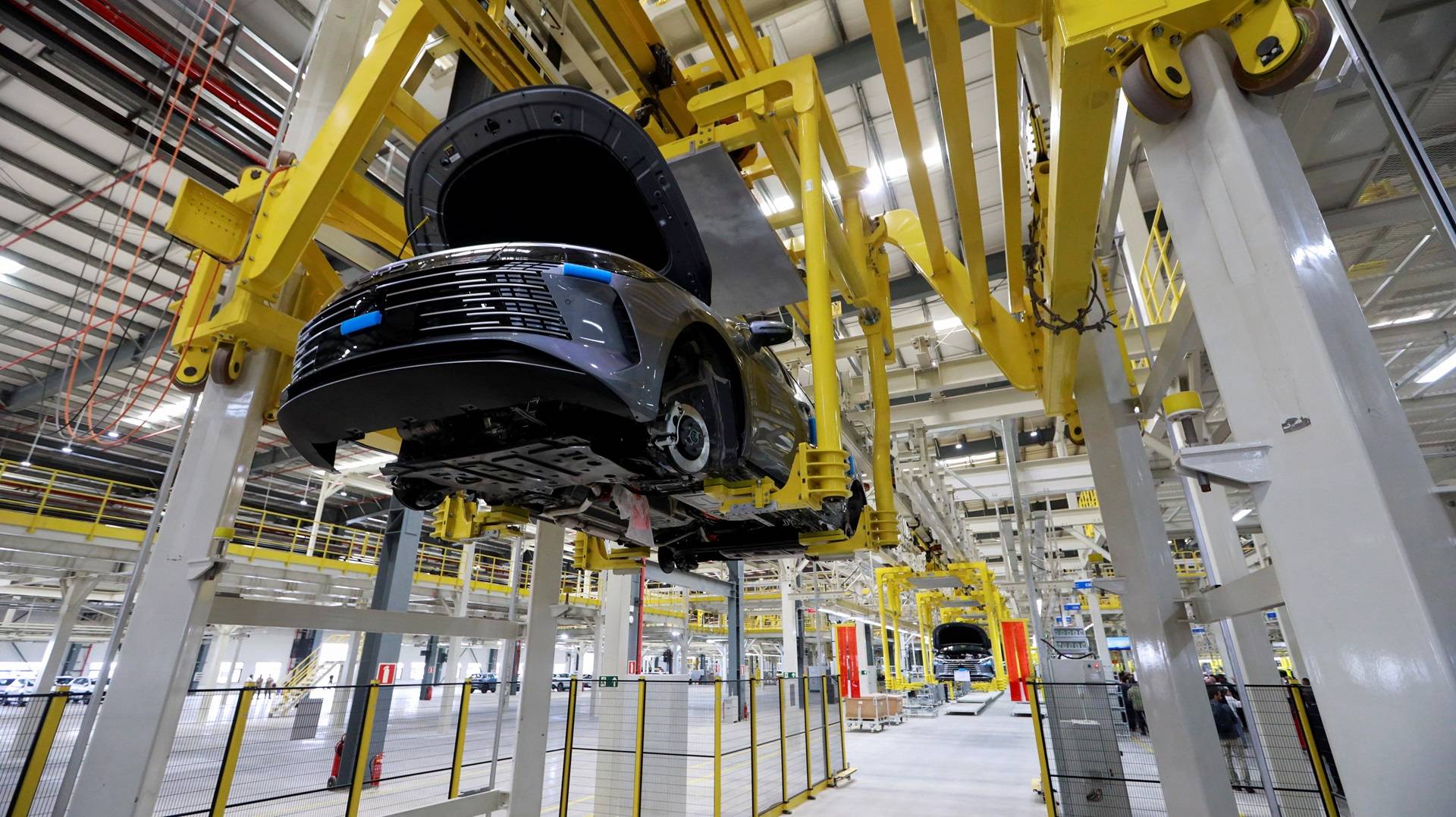 Fábrica da BYD em Camaçari, na Bahia - 
09/10/2025 (Foto: REUTERS/Joa Souza)