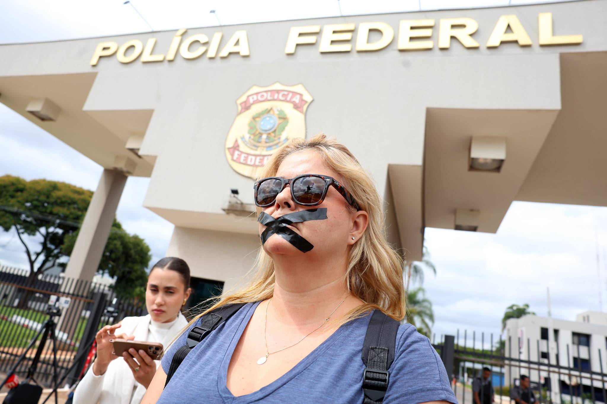 Brasília (DF), 22/11/2025 - Movimentação na Polícia Federal após a prisão do ex-presidente Jair Bolsonaro. Foto: Valter Campanato/Agência Brasil