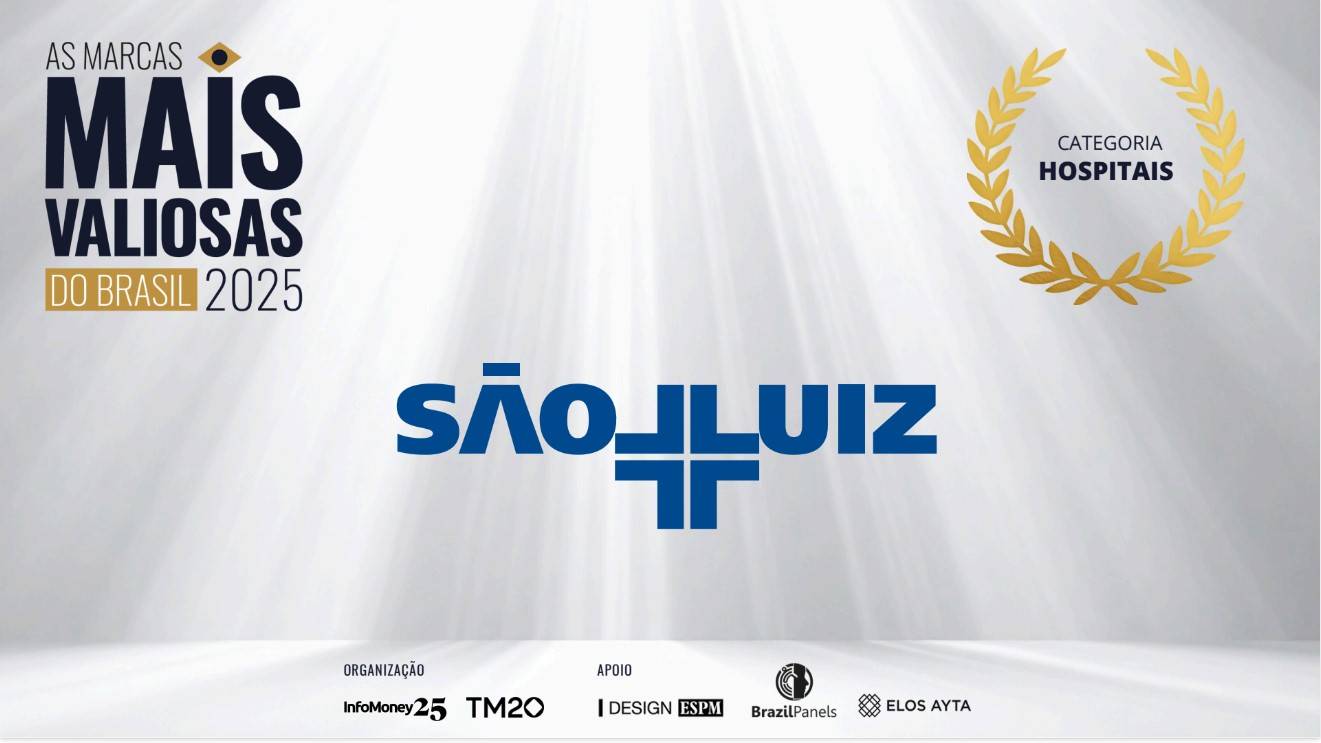 São Luiz entre As Marcas Mais Valiosas do Brasil em 2025. Arte: InfoMoney