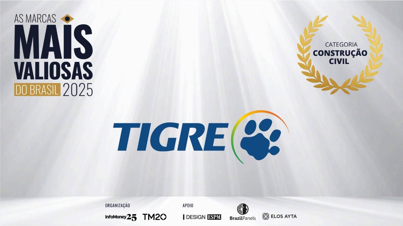 Tigre entre As Marcas Mais Valiosas do Brasil em 2025. Arte/InfoMoney