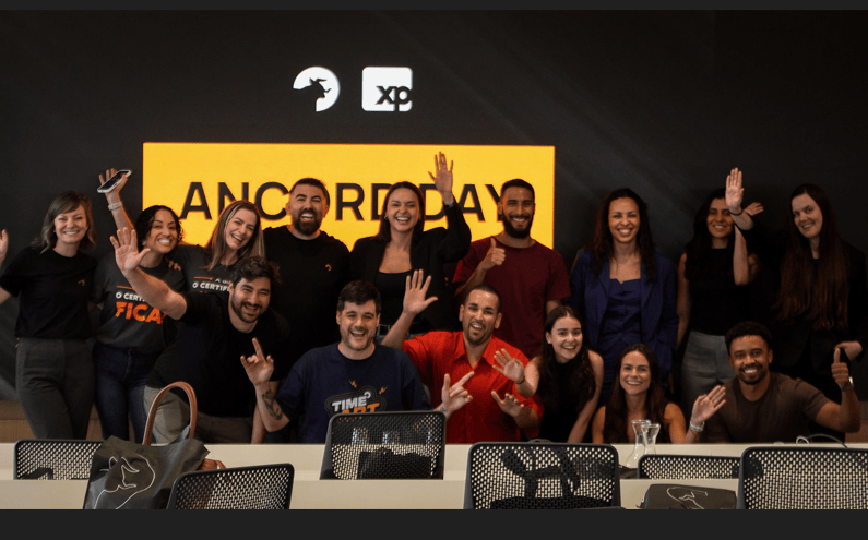 Alunos da Academia Rafael Toro (ART) durante o Ancord Day, evento organizado pela XP (Divulgação)