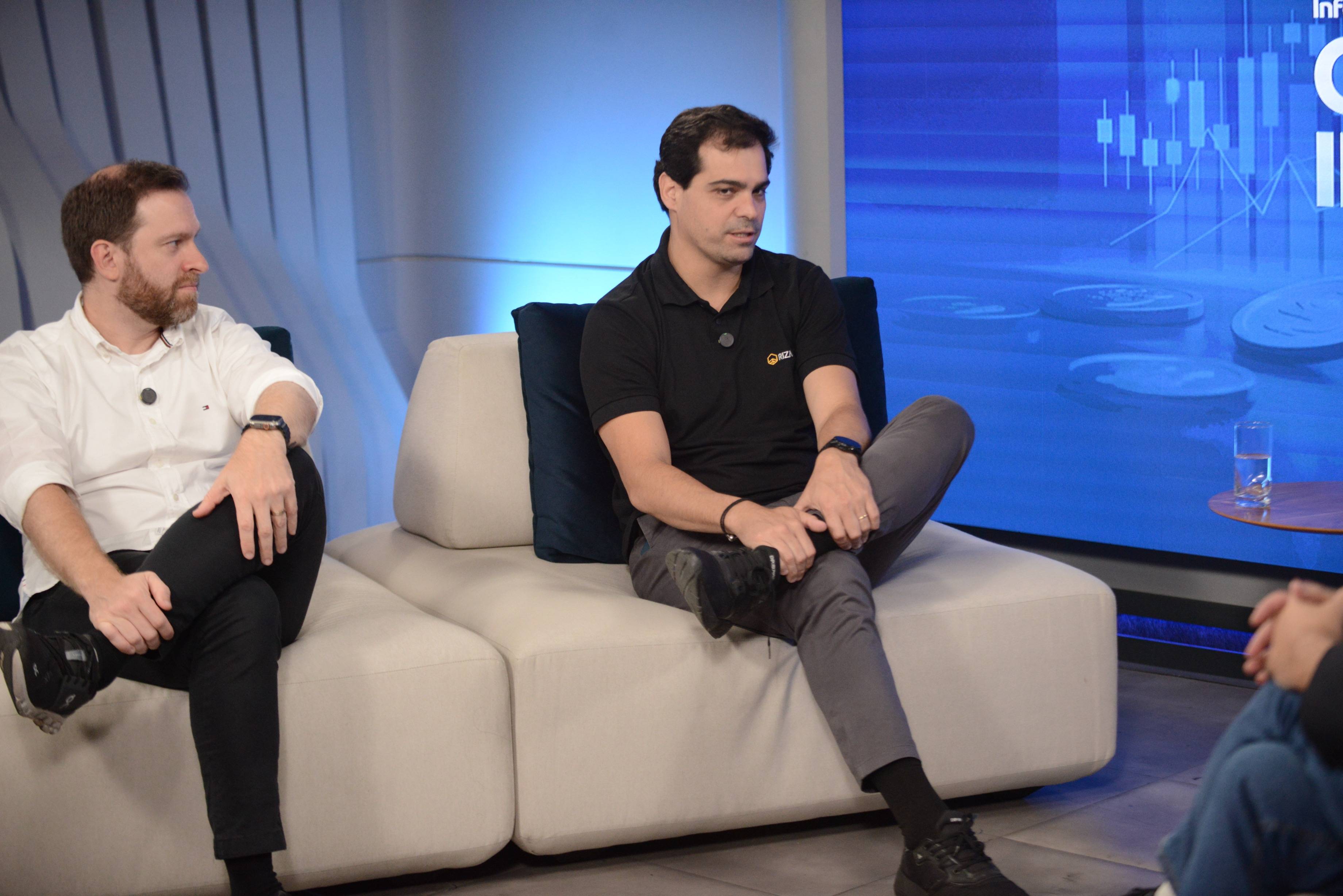 Leonardo Alencar, da XP, e Paulo Mesquita, da Riza, em participação no Onde Investir 2026. (Foto: Divulgação/InfoMoney)