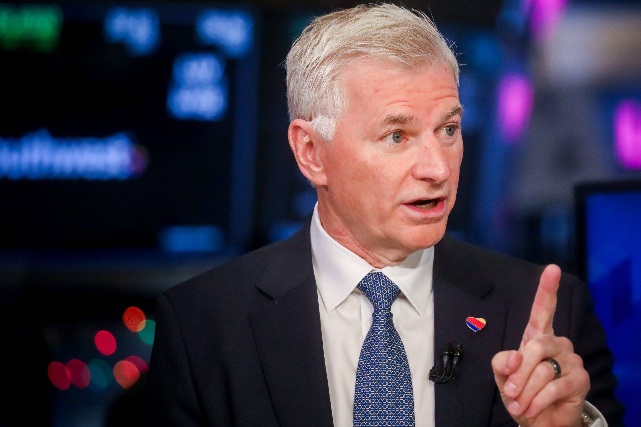 O CEO da Southwest Airlines, Bob Jordan, que critica excesso de reuniões (Foto: Michael Nagle/Bloomberg/Getty Images/The New York Times Licensing Group)