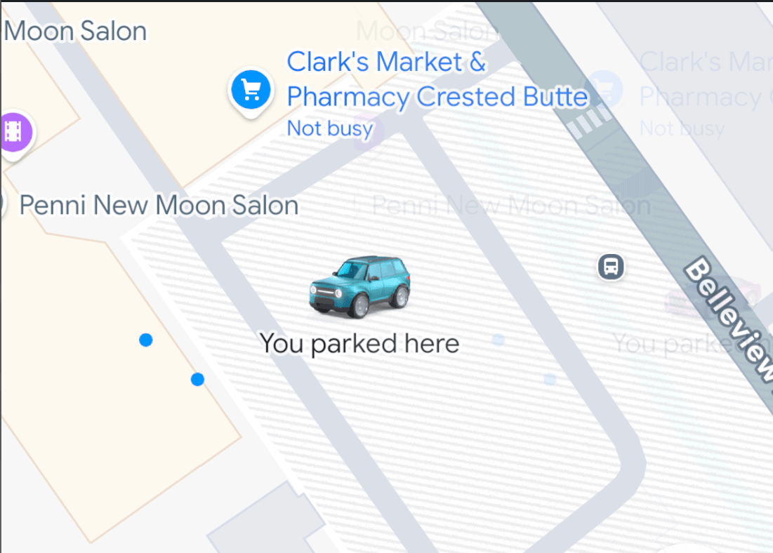 Google Maps estacionamento