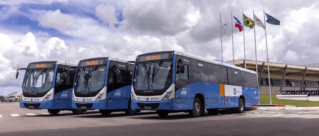 Ônibus da frota Rápido Araguaia. Foto: Divulgação.