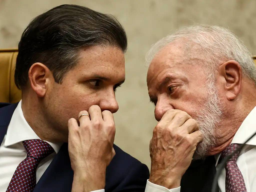 Brasília (DF), 02/02/2026 - O presidente da Câmara dos Deputados, Hugo Motta, e o presidente Luiz Inácio Lula da Silva participam da abertura do Ano Judiciário de 2026 do Supremo Tribunal Federal (STF). Foto: Marcelo Camargo/Agência Brasil
