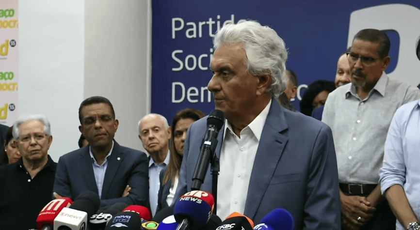 O pré-candidato à Presidência pelo PSD, Ronaldo Caiado. Foto: reprodução