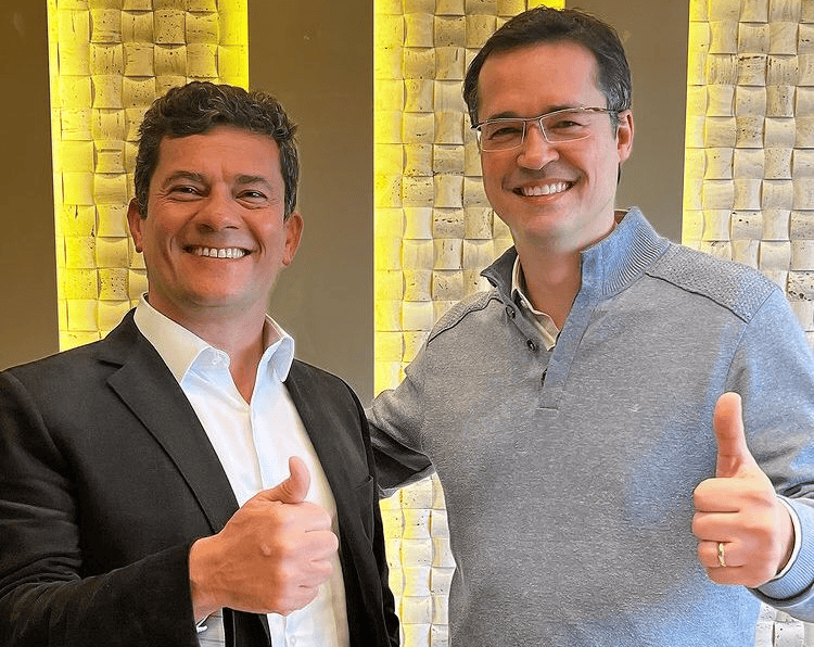 Sergio Moro e Deltan Dallagnol. Foto: reprodução/ Instagram
