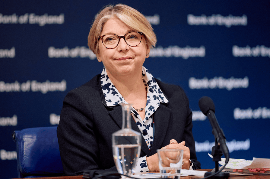 Sarah Breeden, do Banco da Inglaterra (Foto: BENJAMIN CREMEL/Pool via REUTERS/File Photo)