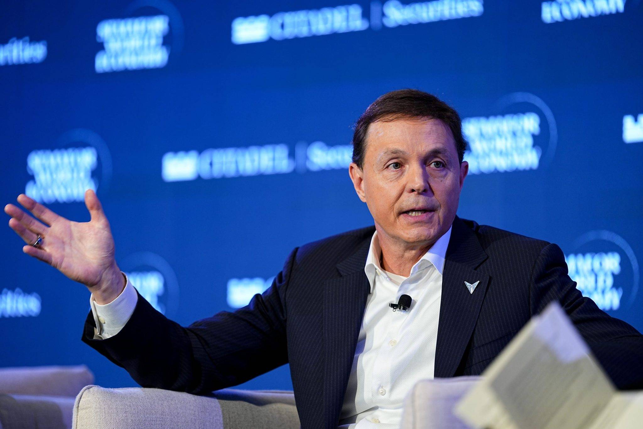 Dylan Taylor, filantropo e CEO da Voyager Technologies, empresa do setor espacial (Foto: Aaron Schwartz/Bloomberg/Getty Images/Fortune)
