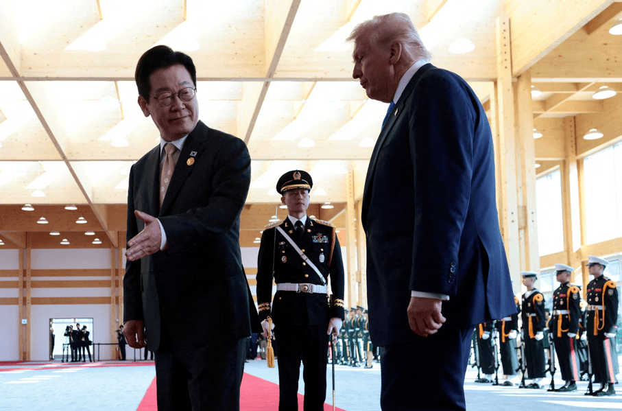 Lee Jae Myung e Donald Trump