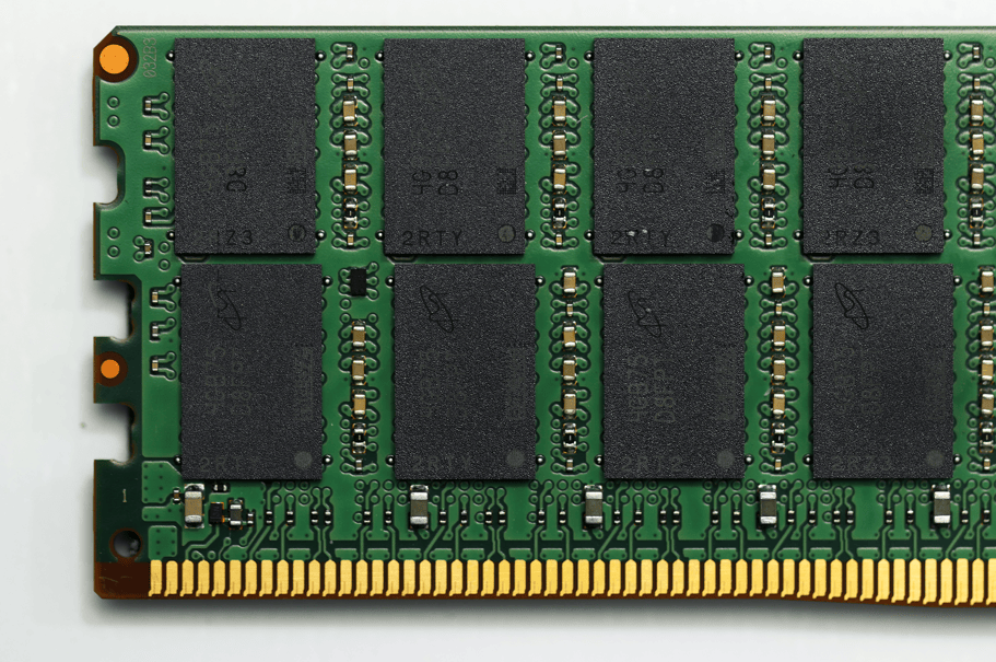 Um módulo de memória DRAM DDR5 da Micron Technology Inc. Fotógrafo: Kiyoshi Ota/Bloomberg

