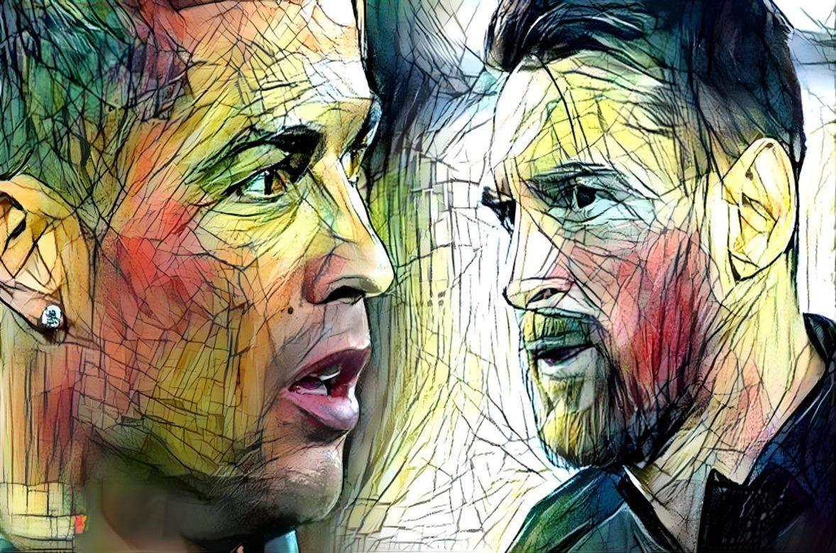 Messi e Cristiano Ronaldo