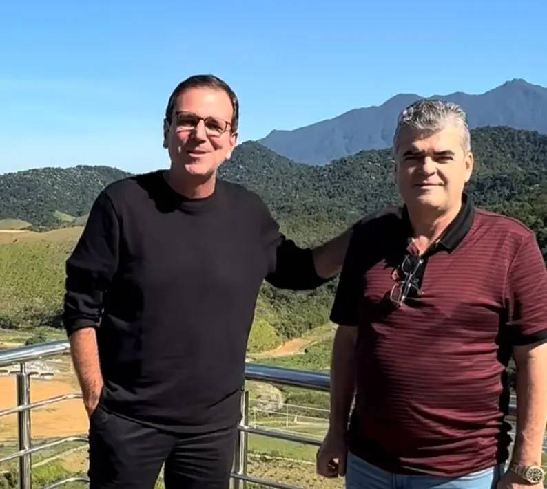 Washington Reis (MDB) e Eduardo Paes (PSD) - Reprodução redes sociais