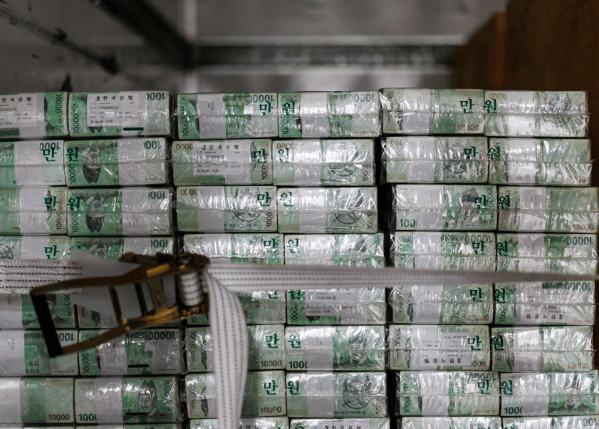 O won sul-coreano se aproximou do seu nível mais baixo desde 2009. Fotógrafo: SeongJoon Cho/Bloomberg
