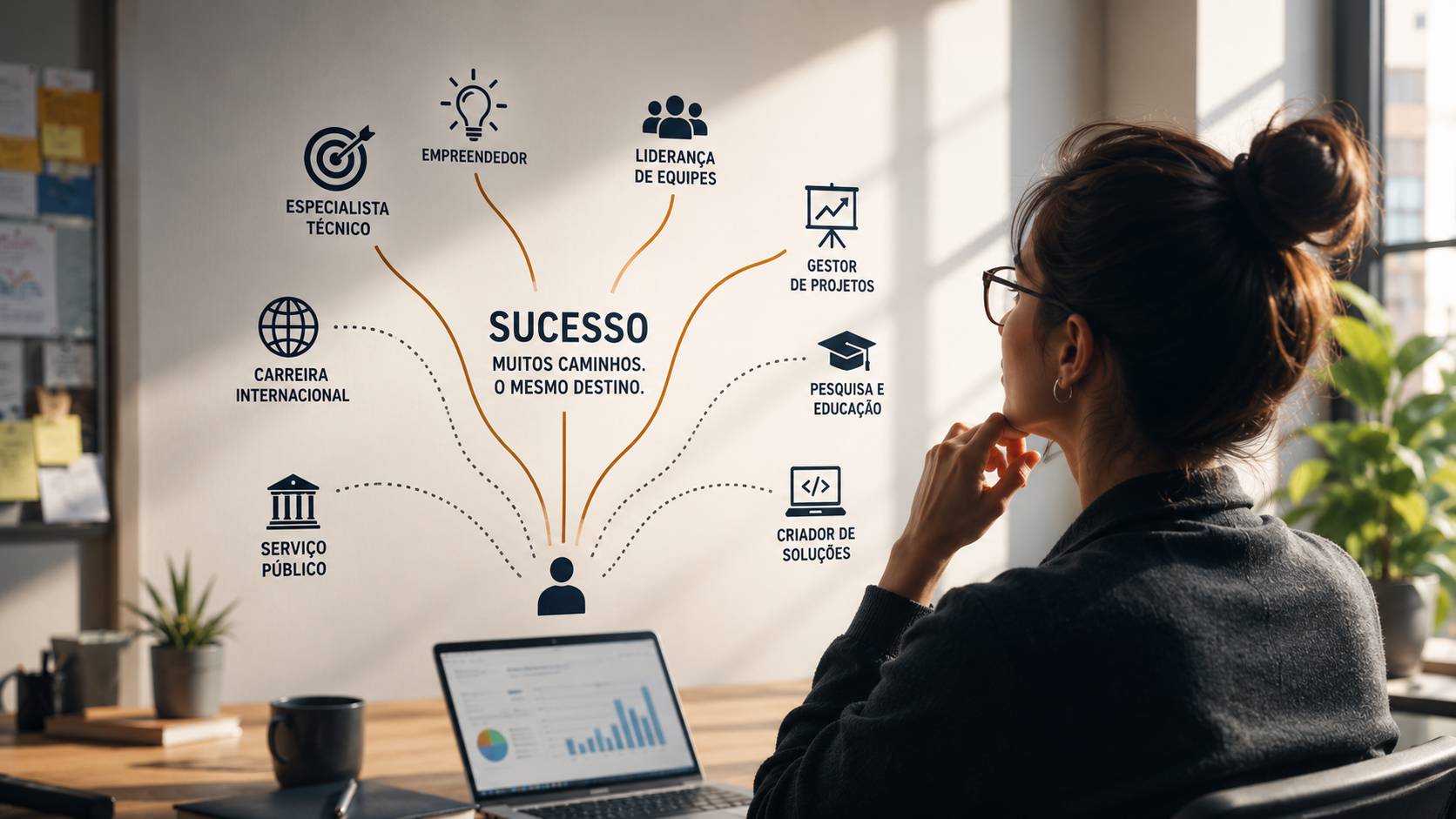Em médio prazo, quatro a cada 10 profissionais pretendem atuar como especialistas técnicos em suas áreas, em vez de ocupar cargos de liderança (Foto: Inteligência Artificial)