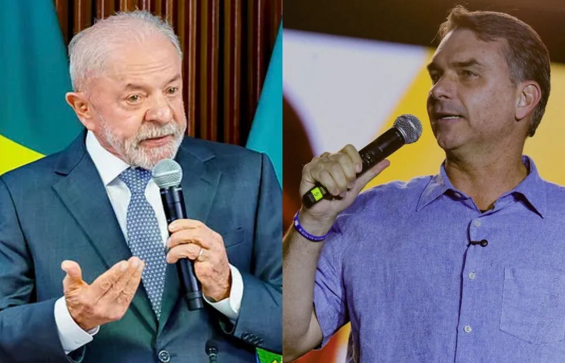 Flávio abre 1 ponto sobre Lula em eventual 2º turno, diz Real Time Big Data